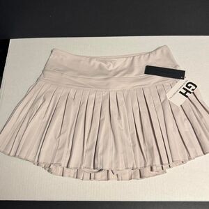 Gold Hinge Women's Tennis Skirt Cream color , size L